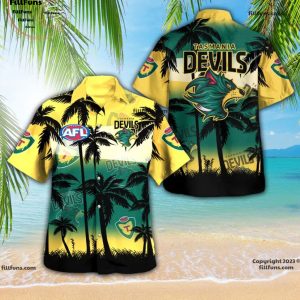 Tasmania Devils FC 3D Hawaii Shirt