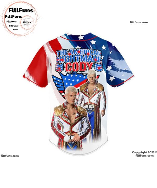 The American Nightmare Cody Rhodes 3D Baseball Jersey