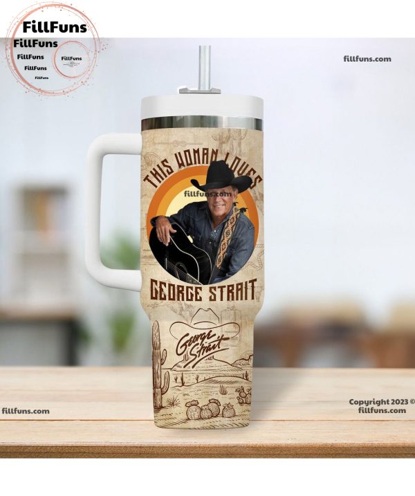 This Woman Loves George Strait Mrs.Amarillo Anne Nutrition Facts Stanley Tumbler 40oz