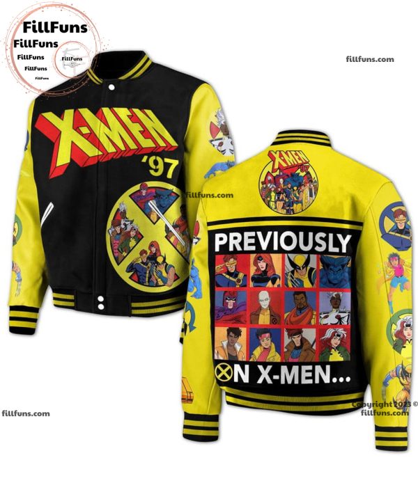X-Men 97 Previously Baseball Jacket