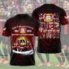120th Anniversary 1904-2024 Bayer Leverkusen All Team 3D T-Shirt