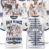 Back To Back 2024 UConn Huskies Go Huskies NCAA Men’s Basketball National Champions 3D T-Shirt – White