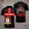 Bayern Leverkusen Bundesliga Champions 2024 3D T-Shirt