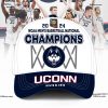 2024 NCAA Men’s Basketball National Champions UConn Huskies Classic Cap – White