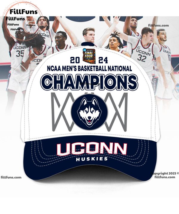 2024 UConn Huskies NCAA Men’s Basketball National Champions Classic Cap – White