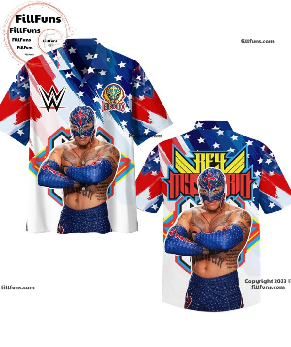 Rey Mysterio 619 Wear Belt WWE Hawaiian Shirt
