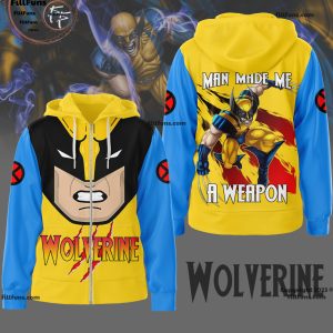 Wolverine Man Made Me A Weapon Hoodie