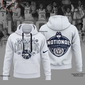 NCAA Men’s Basketball National Champions 2024 UConn Huskies Hoodie