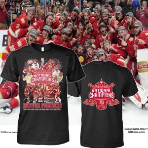 2024 NCAA Men’s Hockey National Champions Denver Pioneers 3D T-Shirt