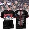 2024 Sec Women’s Basketball Champions South Carolina Gamecocks 3D T-Shirt – Garnet