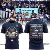 NCAA Men’s Basketball 6 Times Champions 2024 UConn Huskies 3D T-Shirt