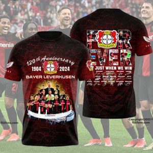 Bayern 04 Leverkusen Logo Team 3D T-Shirt