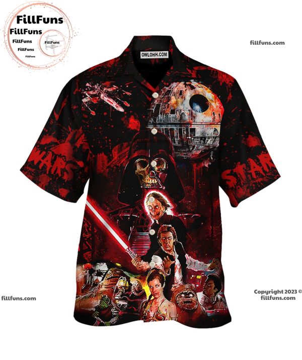 Halloween Star Wars Horror Blood Scary Hawaiian Shirt