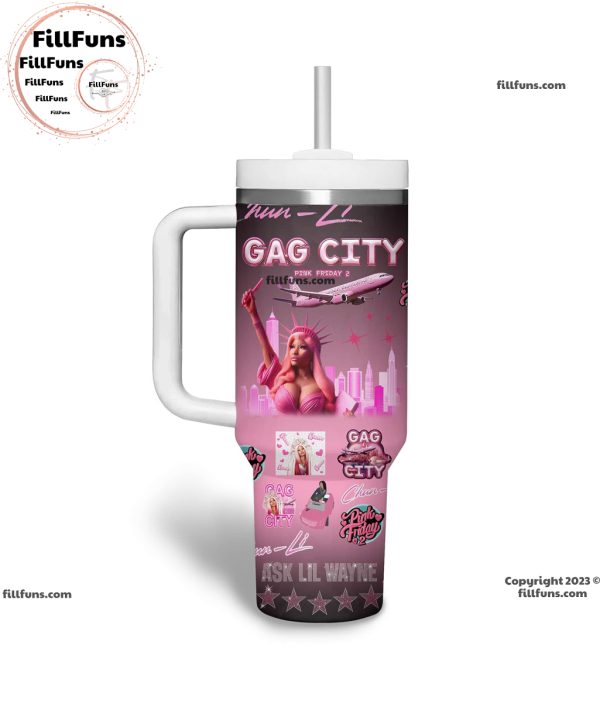 Nicki Minaj Gag City Pink Friday 2 Stanley Tumbler 40oz