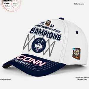 2024 UConn Huskies NCAA Men’s Basketball National Champions Classic Cap – White