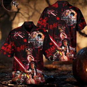 Halloween Star Wars Horror Blood Scary Hawaiian Shirt