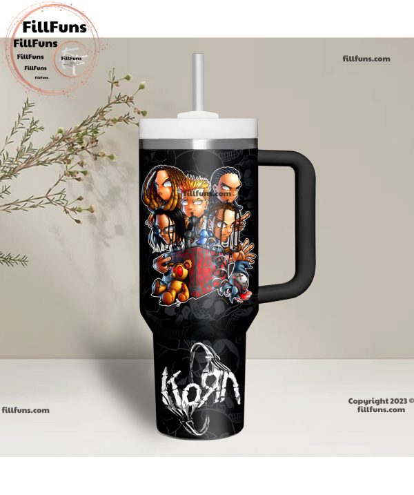 Korn Freak On Leash Coming Undone Here To Stay Coming Un Done Stanley Tumbler 40oz