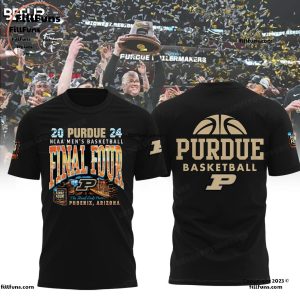 2024 Purdue Boilermakers NCAA Men’s Basketball Final Four 3D T-Shirt