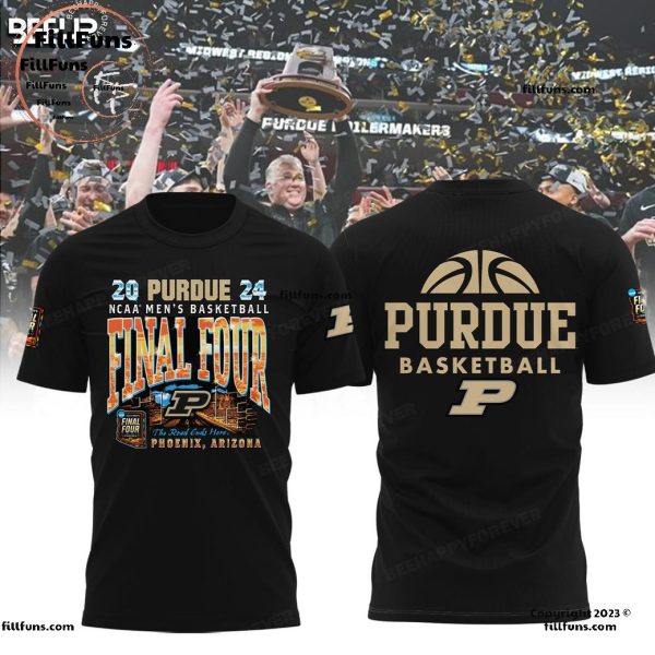 2024 Purdue Boilermakers NCAA Men’s Basketball Final Four 3D T-Shirt