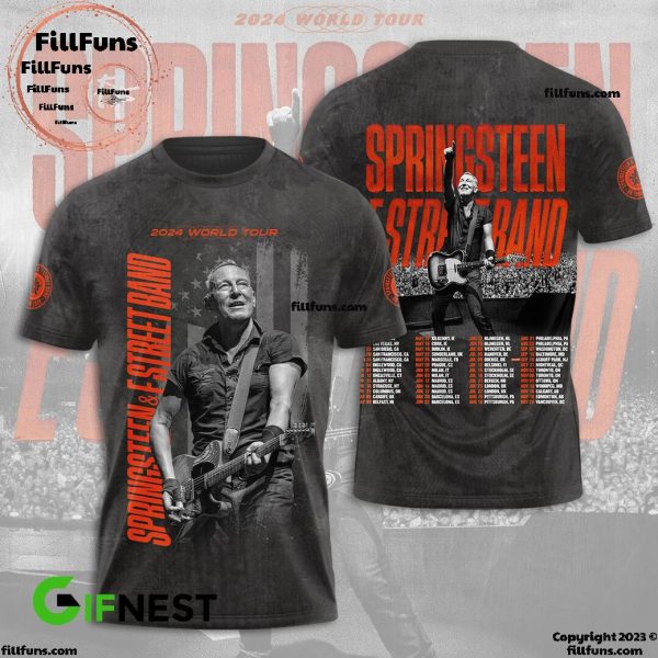 2024 World Tour Springsteen & E Street Band 3D T-Shirt