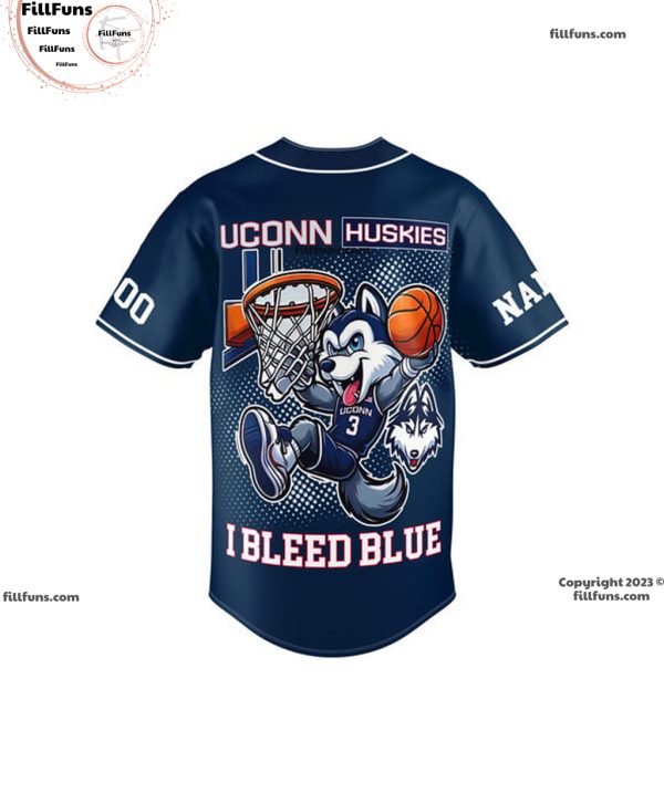 UConn Huskies 2024 NCAA Men’s Basketball Champions 2024 Baseball Jersey – Navy