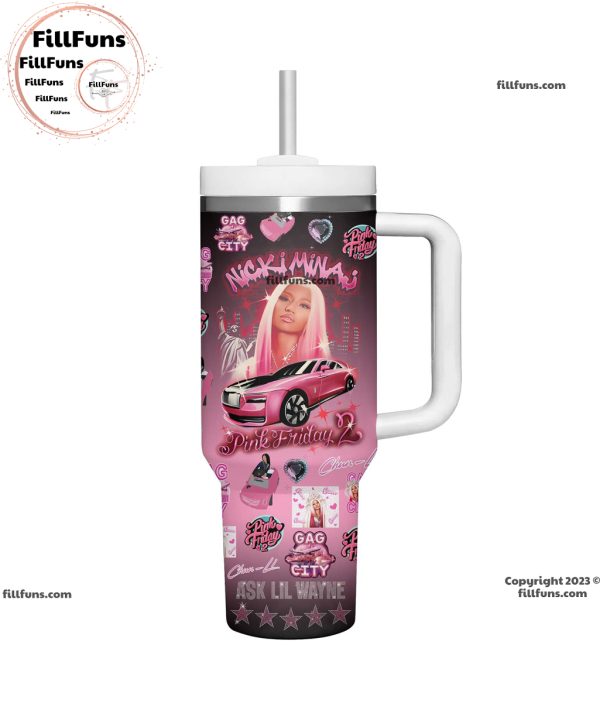 Nicki Minaj Gag City Pink Friday 2 Stanley Tumbler 40oz