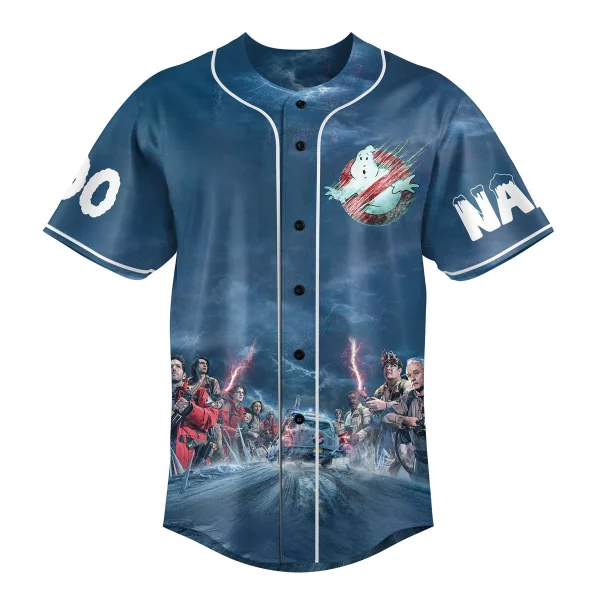 Ghostbusters Frozen Empire Custom Baseball Jersey