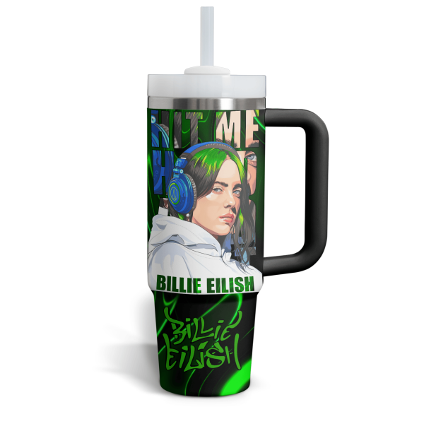 Billie Eilish Custom Stanley Tumbler 40oz