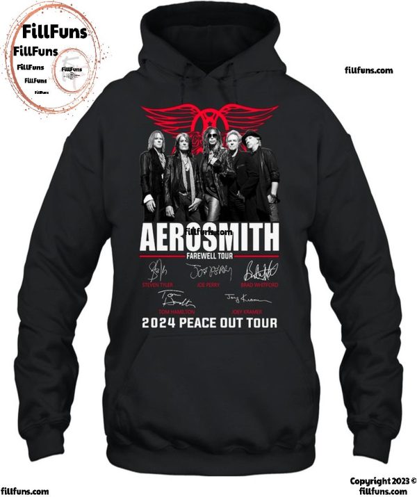 Aerosmith 2024 Peace Out Tour T-Shirt