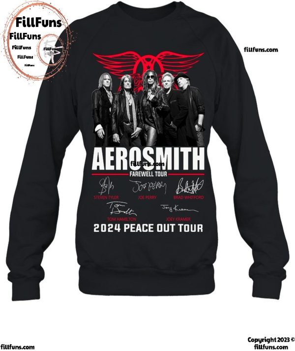 Aerosmith 2024 Peace Out Tour T-Shirt