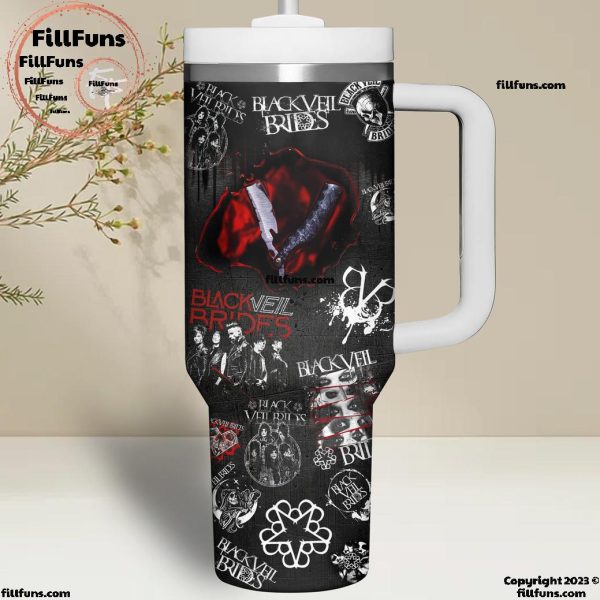 Black Veil Brides Horrified Signatures Stanley Tumbler 40oz