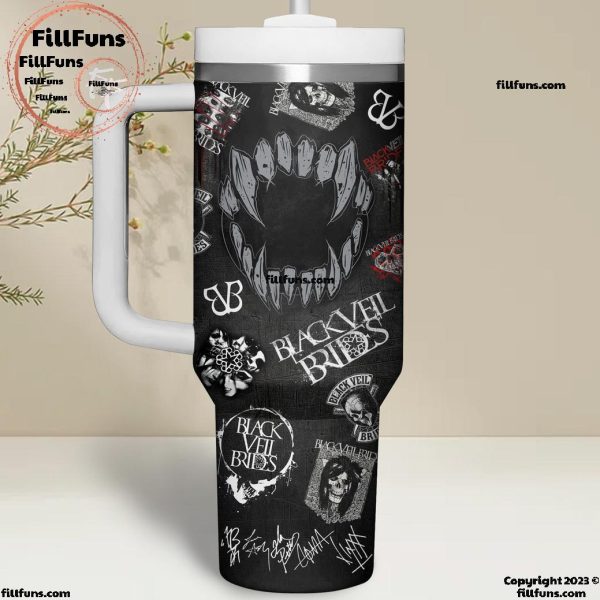 Black Veil Brides Horrified Signatures Stanley Tumbler 40oz