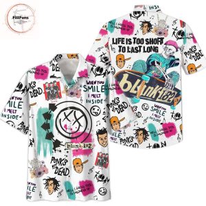 Blink-182 Life Is Too Short To Last Long Hawaiian Shirt