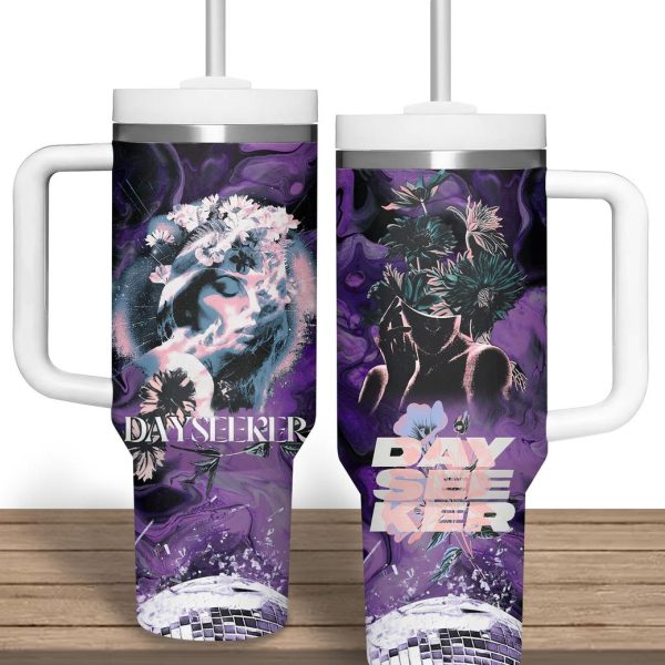 Dayseeker Mask And Flower Plant Stanley Tumbler 40oz