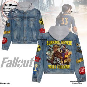 Fallout Surface Never Vault Forever Baseball Jacket