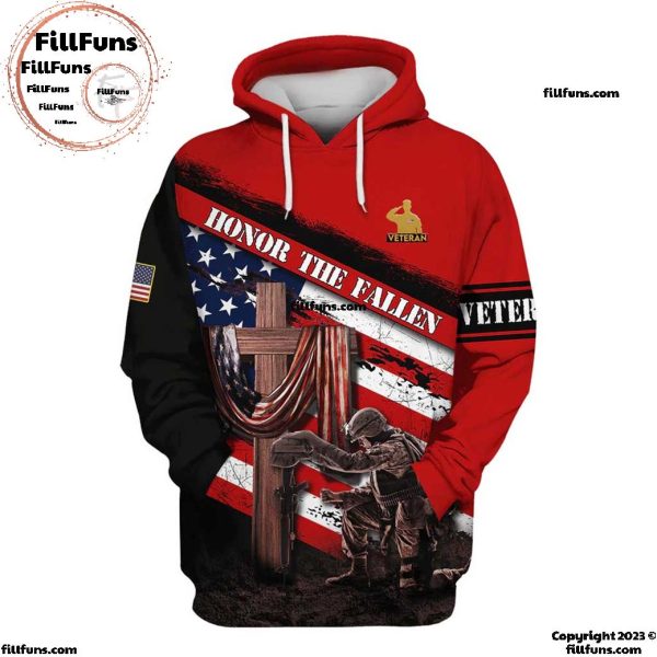 Honor The Fallen American Soldier 3D T-Shirt