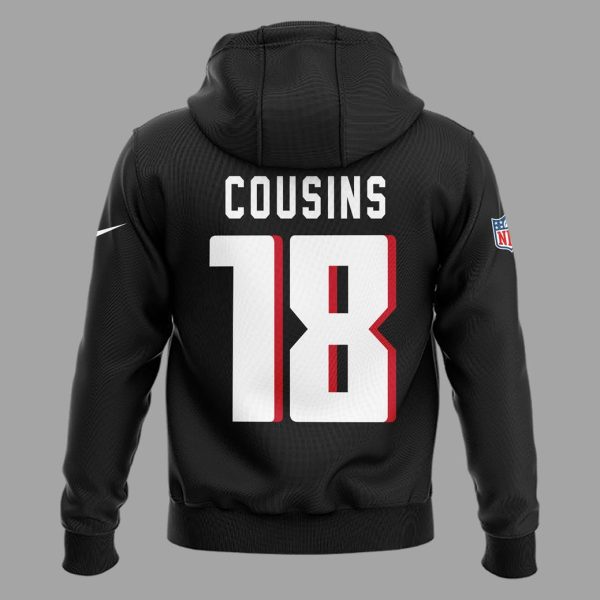 Kirk Cousins Atlanta Falcons Throwback Hoodie Longpants Cap