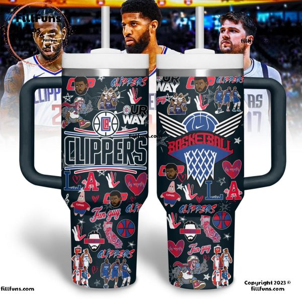 NBA Los Angeles Clipper Basketball Team Stanley Tumbler 40oz