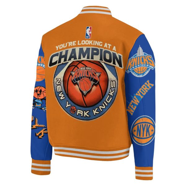 NBA New York Knicks You’re Looking At A Champion Baseball Jacket