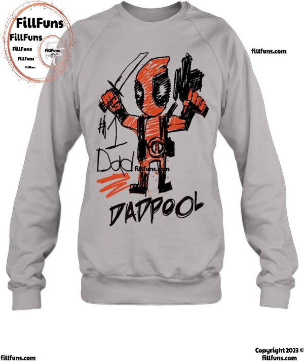 Number One Dad Deadpool T-Shirt