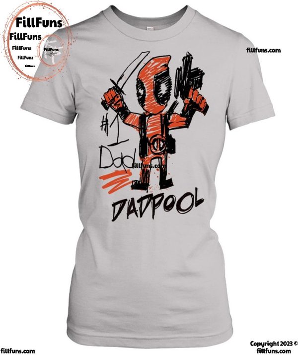 Number One Dad Deadpool T-Shirt