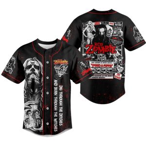 Rob Zombie Dig Through The Ditches And Burn Through The Witches Baseball Jersey