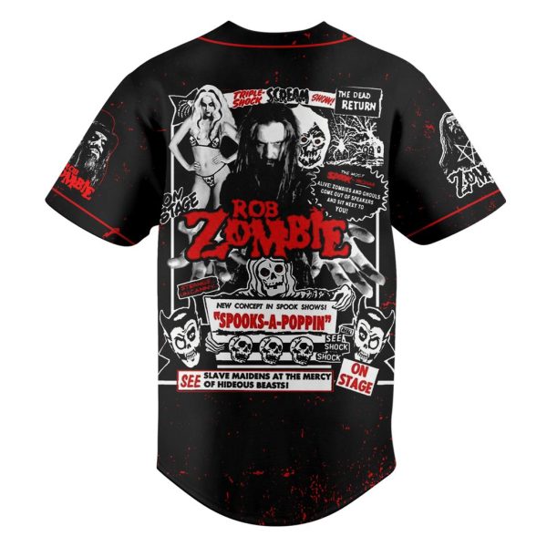 Rob Zombie Dig Through The Ditches And Burn Through The Witches Baseball Jersey