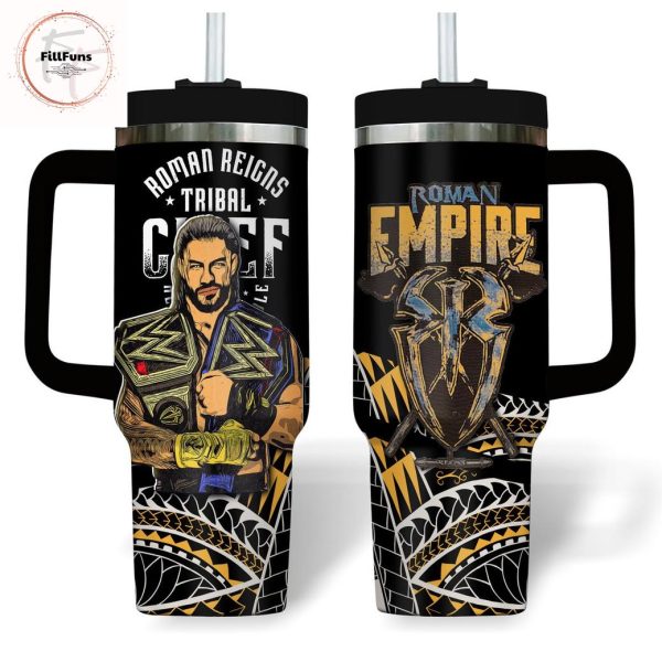 Roman Reigns Tribal Empire Stanley Tumbler 40oz