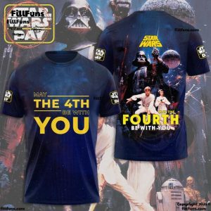 Star Wars May The Fourth Be With You 3D T-Shirt