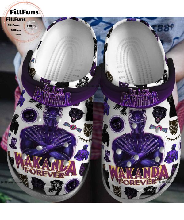 Black Panther Wakanda Forever Crocs