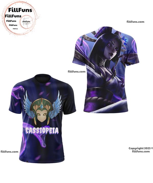 Cassiopeia League of Legends 3D T-Shirts