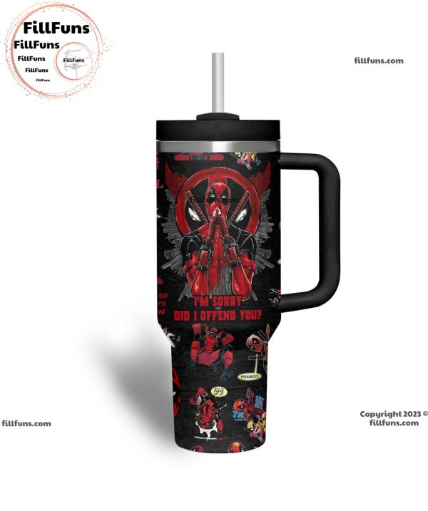 Deadpool I Wear Red So The Bad Guys Don’t See Me Bleed Stanley Tumbler 40oz