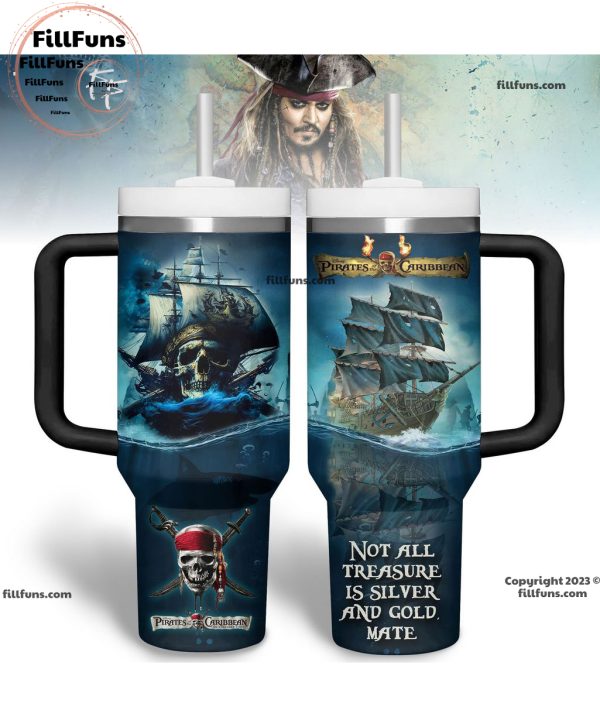 Disney Pirates Of The Caribbean Not All Treasure is Silver And Gold Stanley Tumbler 40oz