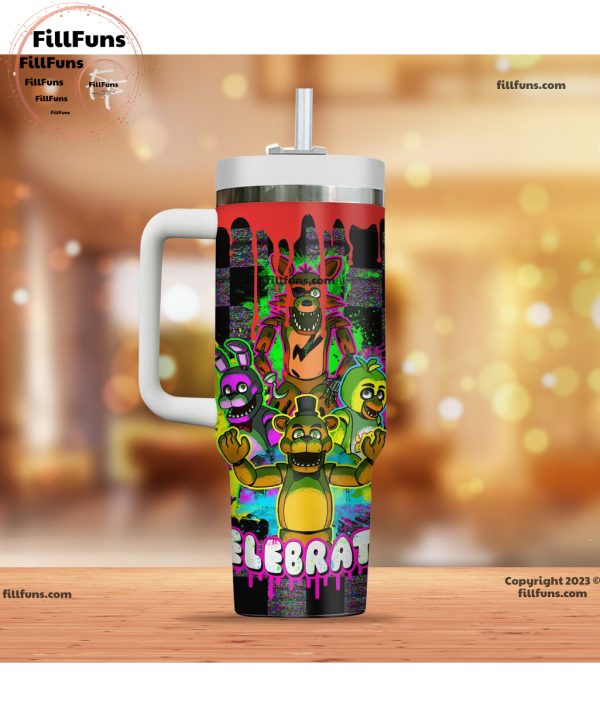 Five Nights At Freddys Sublimation Stanley Tumbler 40oz